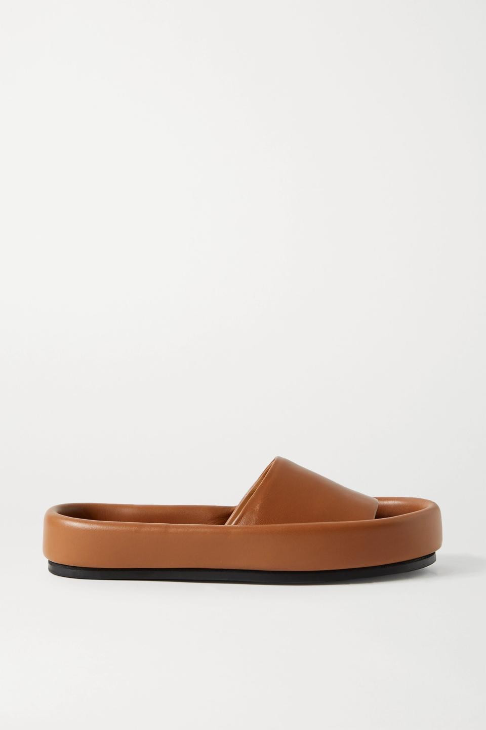 Venice Leather Slides