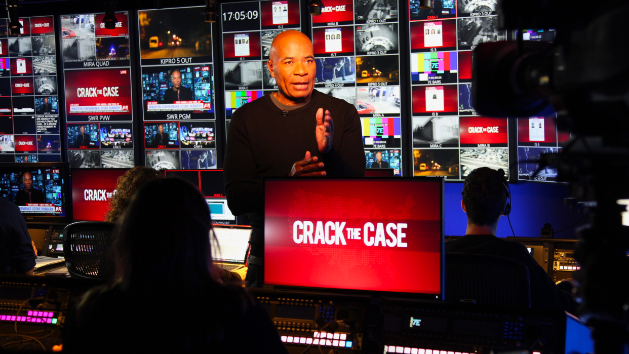  Tony Harris hosts Crack The Case on A&E. 