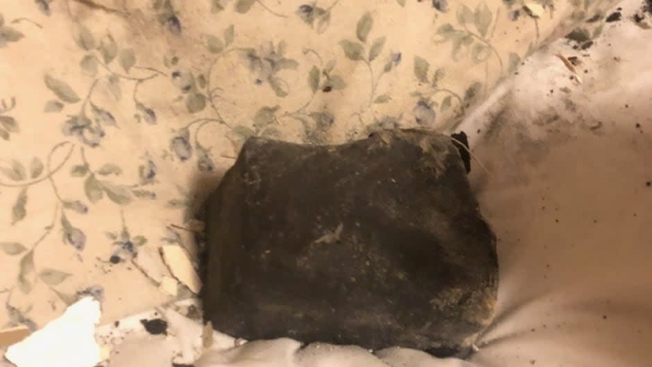 Meteorite crashes through woman’s roof