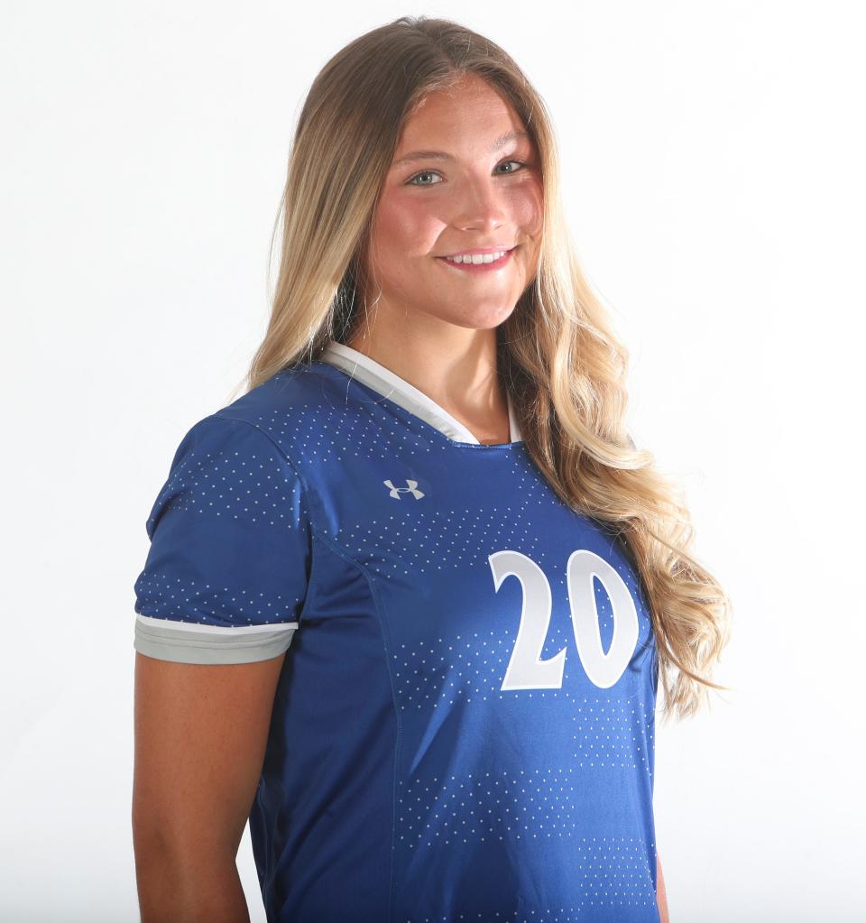 Josephine Vickaryous, Barron Collier High School, Girls Soccer, All Area, Winter 2022-23.