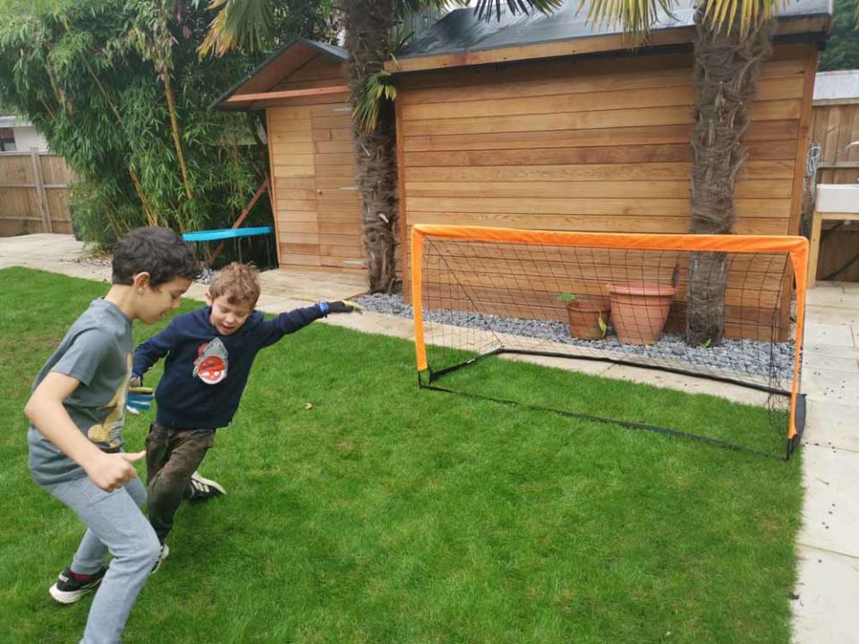 Now Rory and Noah enjoy playing football together. (Collect/PA Real Life)