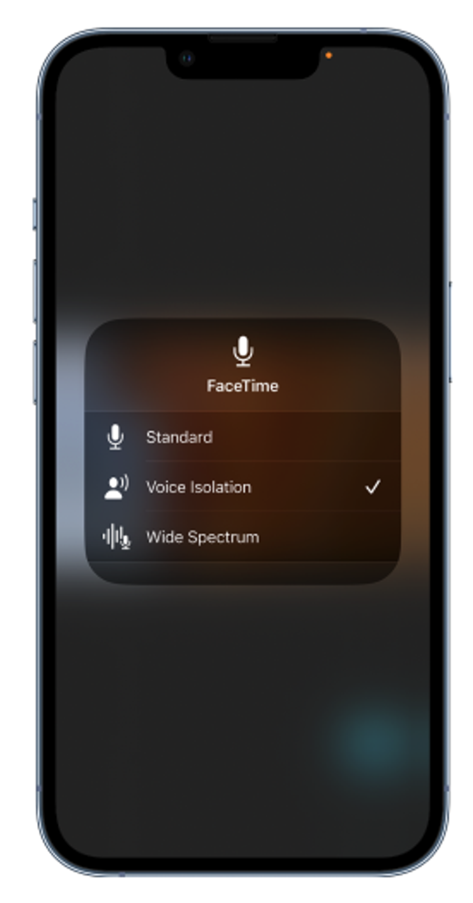 You can turn on voice isolation from the control centre during a call (Apple)