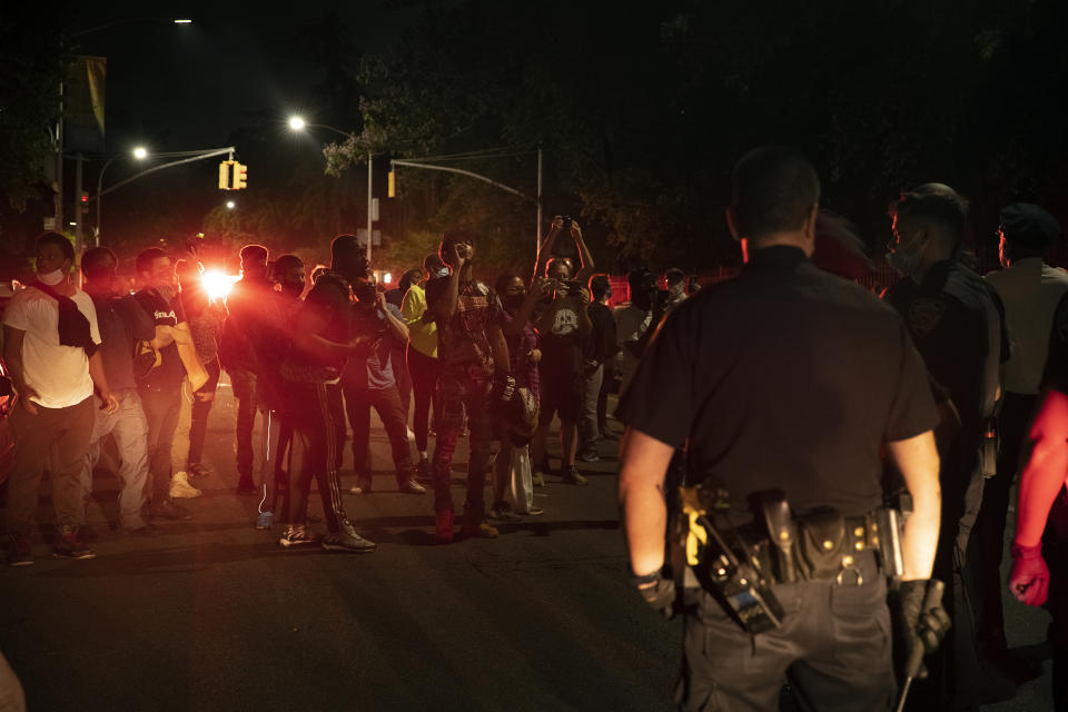 Image: Fort Green, Brooklyn protests (Ed Ou / NBC News)