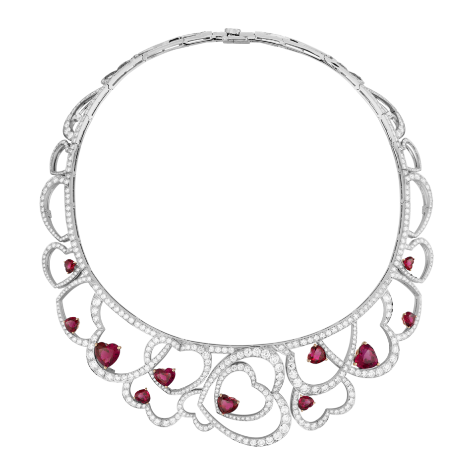 Pretty Woman高級珠寶系列GLAMOUROUS白鑽項鍊。NT$8,306,700（FRED提供）