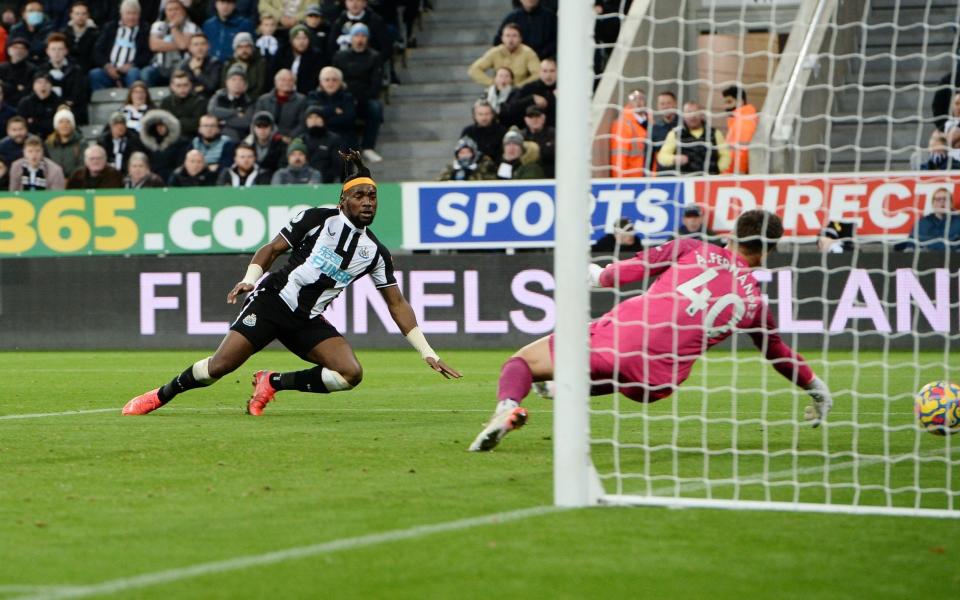 Allan Saint-Maximin levelled the scores in the 75th minute - GETTY IMAGES