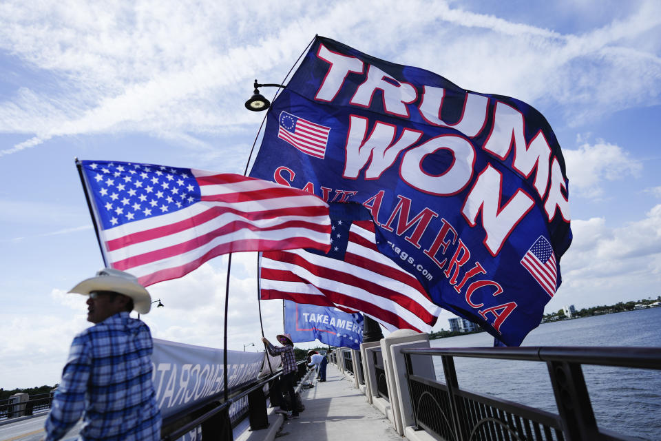 Seguidores de Trump llamados 'Patriots for Freedom'  (AP/Rebecca Blackwell)