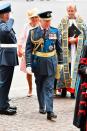 <p>Prince Charles was seen arriving at the service with wife Camilla.</p>