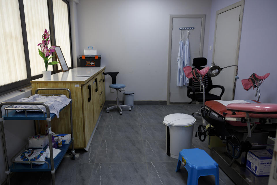 Pictured is the room at MSI Ghana in Accra, Tuesday, March 19, 2024, where Efua, a 25-year-old fashion designer and single mother in Ghana who became pregnant in 2023, had an abortion. More than 20 countries across Africa have loosened restrictions on abortion in recent years, but experts say that like Efua, many women probably don't realize they are entitled to a legal abortion. Efua spoke to the AP on condition that only her middle name be used, for fear of reprisals from the growing anti-abortion movement in her country (AP Photo/Misper Apawu)