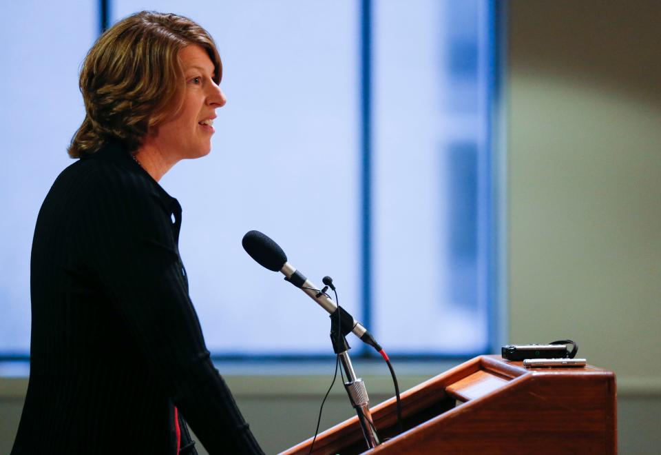 Missouri State formally introduced Beth Cunningham as the Lady Bears' new head coach on Thursday morning.