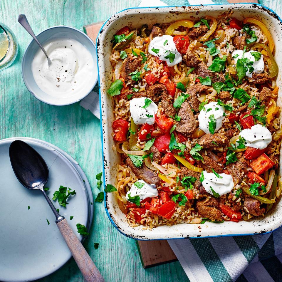 Fajita Traybake - best traybake recipes 2022