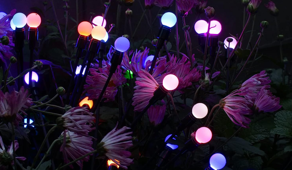 Tonulax Solar Starburst Lights in a garden