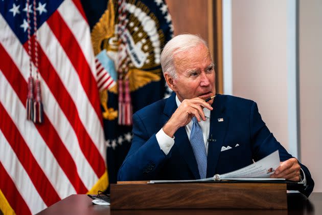 Biden, en una firma tras superar el anterior positivo hace unos días (Photo: The Washington Post via Getty Images)