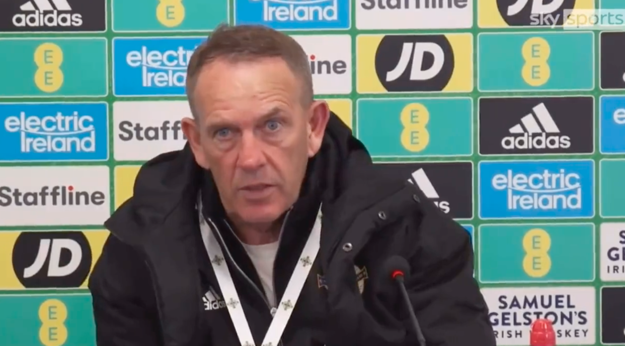 Kenny Shiels has faced a wave of anger over his remarks. Source: Sky Sports