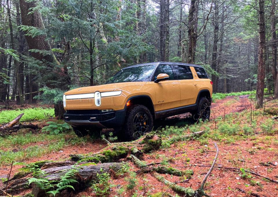 The Rivian R1S electric SUV.