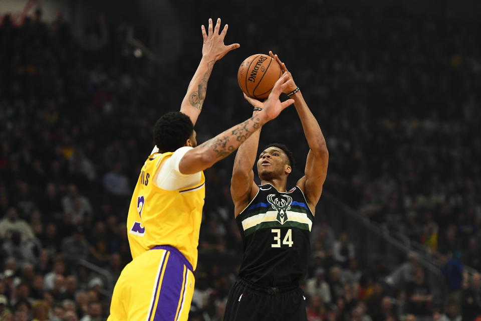 In a heavyweight NBA matchup of the NBA's best, the Bucks were clearly the better team on Thursday. (Stacy Revere/Getty Images)