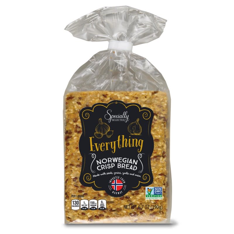 Specially Selected Everything Norwegian Crisp Bread <p>Aldi</p>