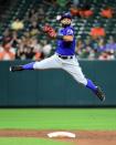 Jul 13, 2018; Baltimore, MD, USA; Texas Rangers second baseman Rougned Odor (12) throws the ball to first base against the Baltimore Orioles at Oriole Park at Camden Yards. Mandatory Credit: Evan Habeeb-USA TODAY Sports