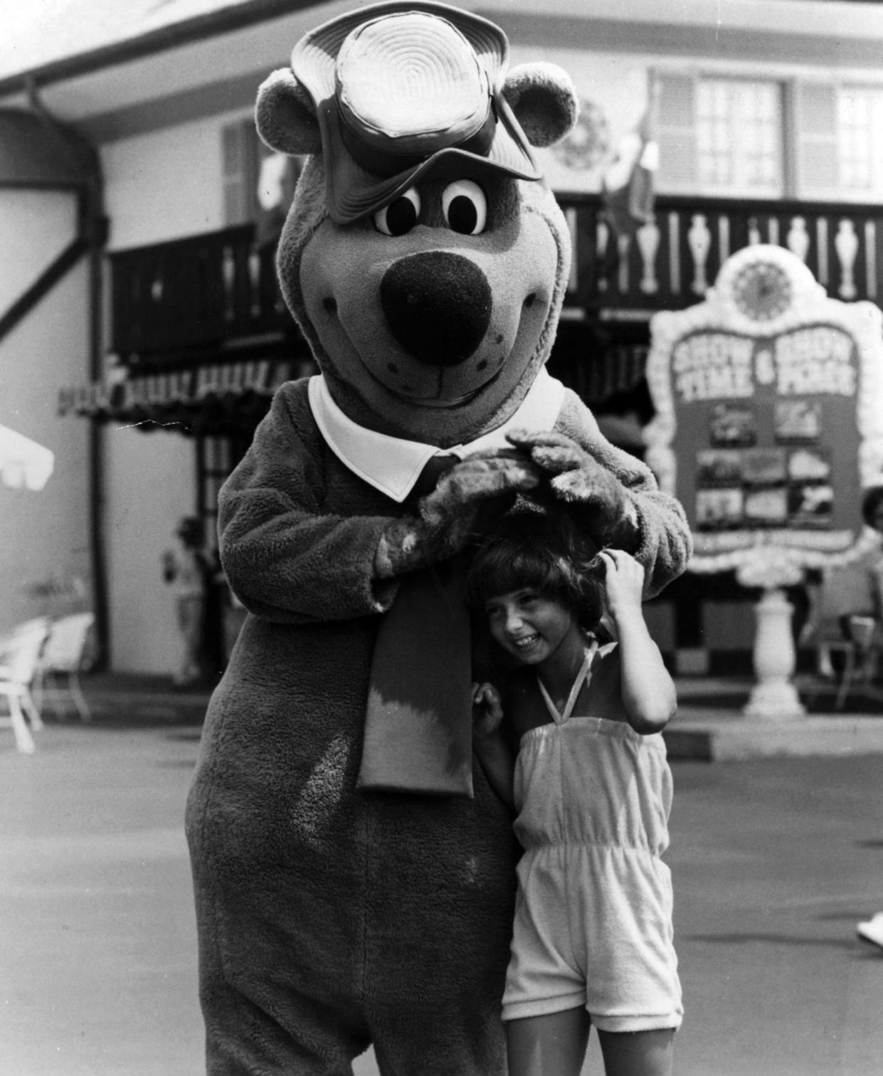 Yogi Bear was one of 15 delightful Hanna-Barbera characters that greeted young visitors to Kings Island.