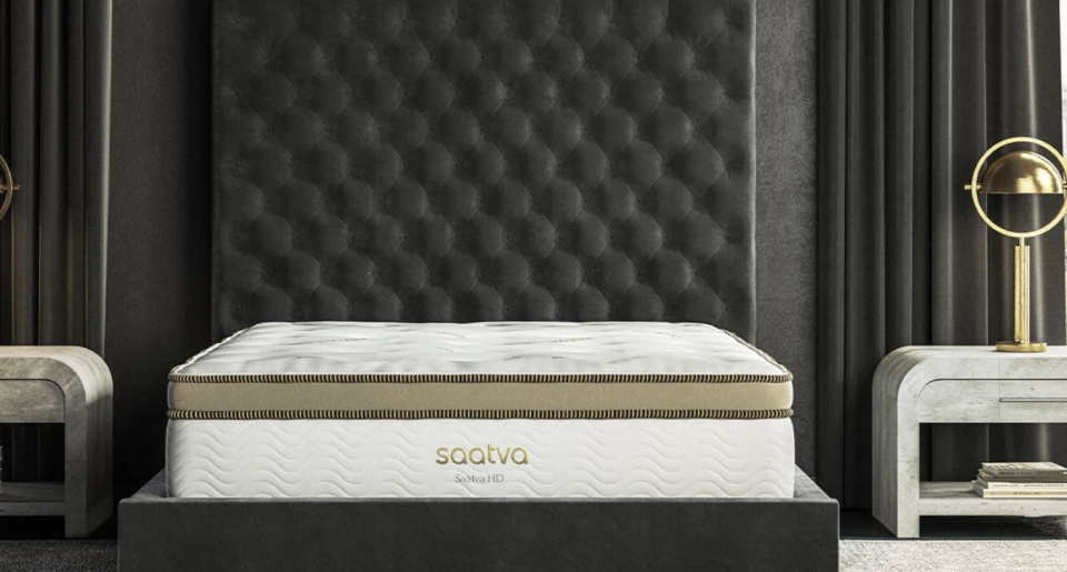 <p><a href="https://go.redirectingat.com?id=74968X1596630&url=https%3A%2F%2Fwww.saatva.com%2Fmattresses%2Fsaatva-hd&sref=https%3A%2F%2Fwww.runnersworld.com%2Fgear%2Fg43328965%2Fsaatva-mattress-sales-deals%2F" rel="nofollow noopener" target="_blank" data-ylk="slk:Shop Now;elm:context_link;itc:0;sec:content-canvas" class="link ">Shop Now</a></p><p>HD Mattress</p><p>$2695.00</p><p>saatva.com</p><span class="copyright">Hearst Owned</span>