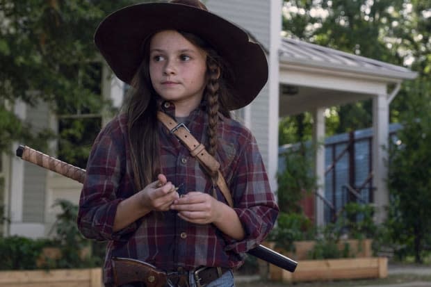 Cailey Fleming as Judith Grimes in AMC's "The Walking Dead"<p>AMC</p>