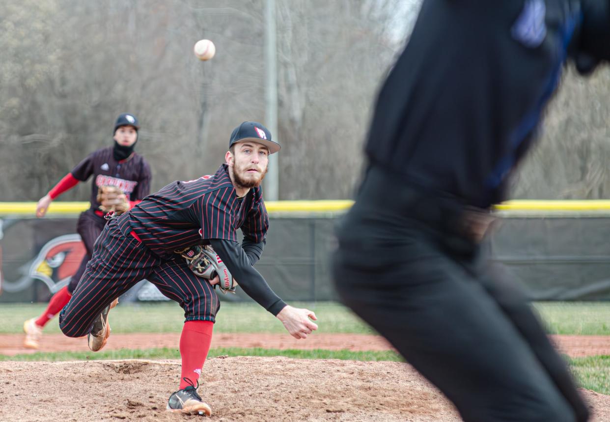 Thomas Fox had another tremendous outing on the mound, tossing 13 strikeouts in a win over Pellston last Monday.