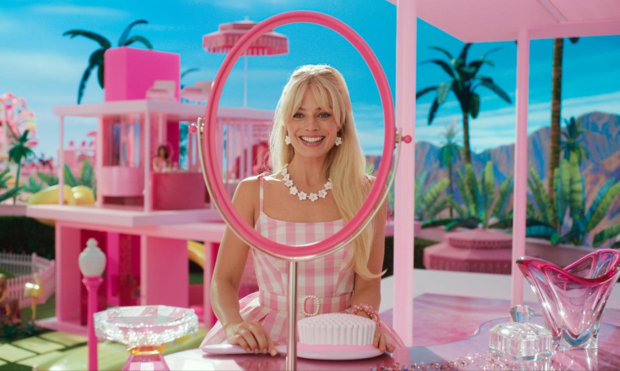 <span>Margot Robbie stars in Barbie. Setting the record for the highest-grossing film ever directed by a woman was not enough to gain Greta Gerwig entrée to the Best Director category in 2024.</span><span>Photograph: Courtesy Warner Bros. Pictures/AP</span>