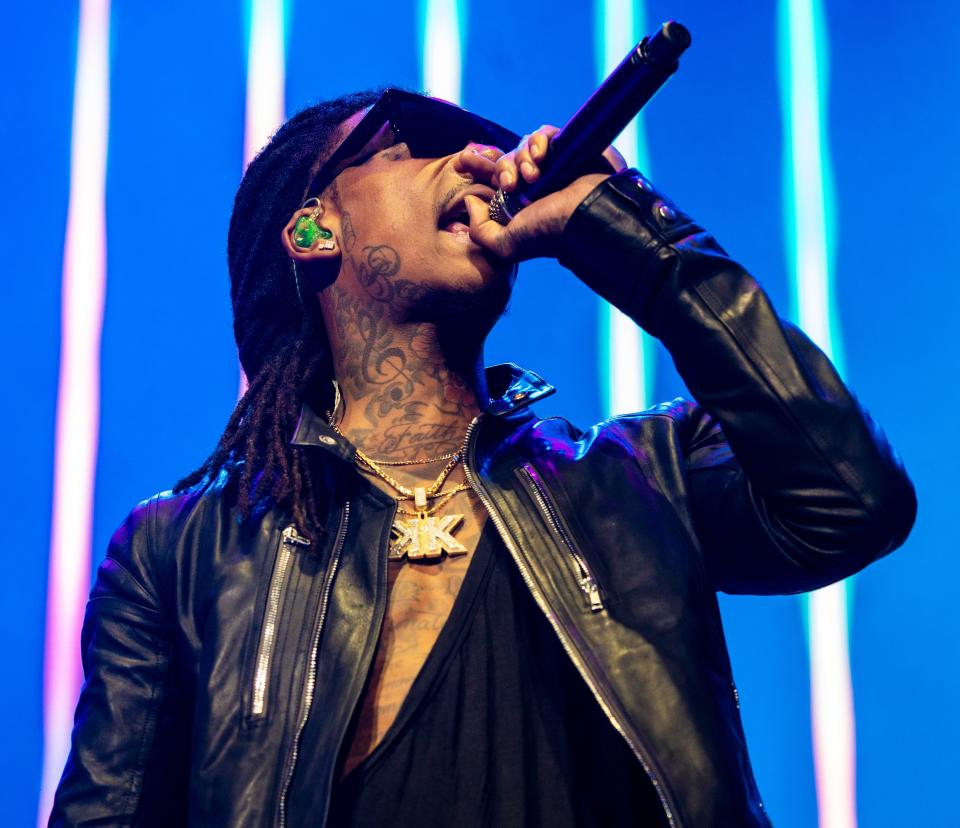 Wiz Khalifa co-headlines the American Family Insurance Amphitheater at Summerfest on Saturday, June 25, 2022.