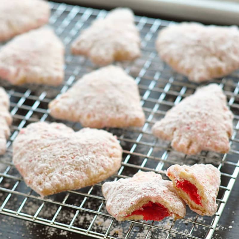 Peppermint Cream-Filled Butter Cookies