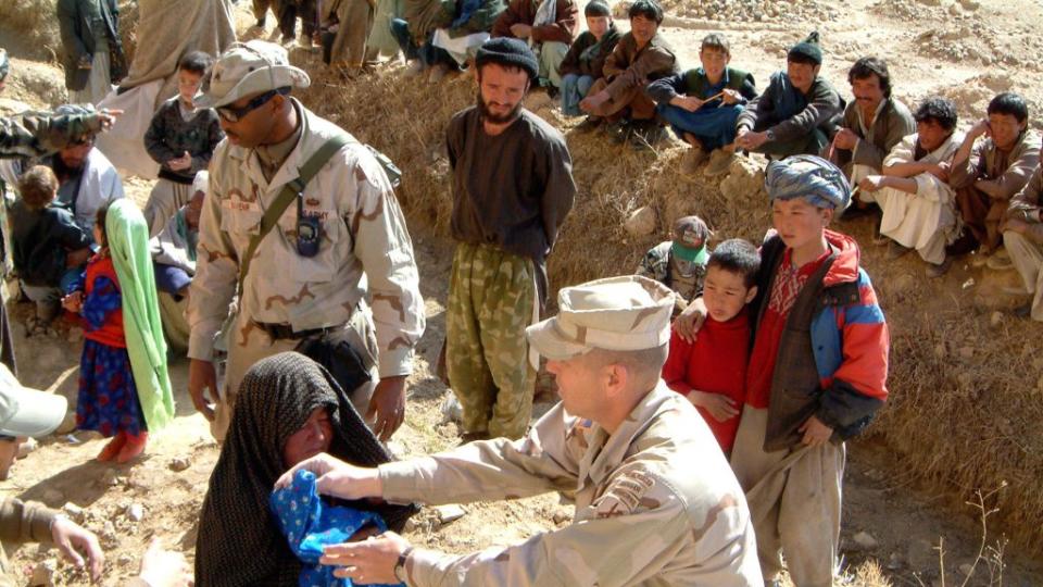 US soldiers in Afghanistan.