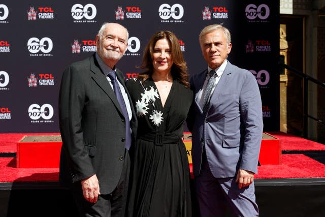 Michael G. Wilson and Barbara Broccoli Hand and Footprint Ceremony