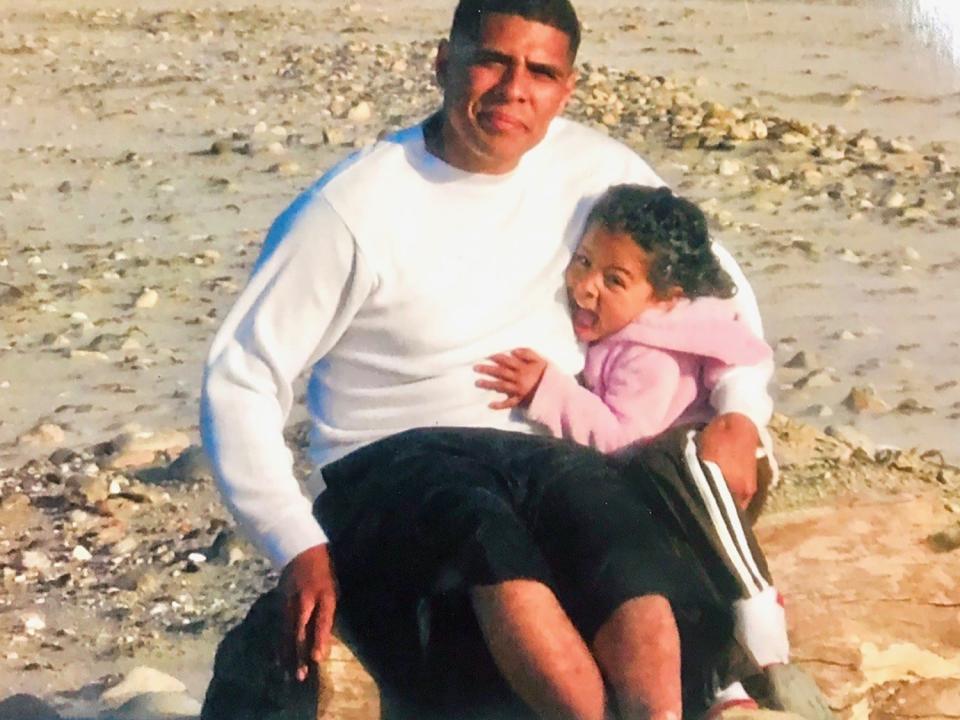 Undated photo of Daniel Hernandez with his daughter Melanie.