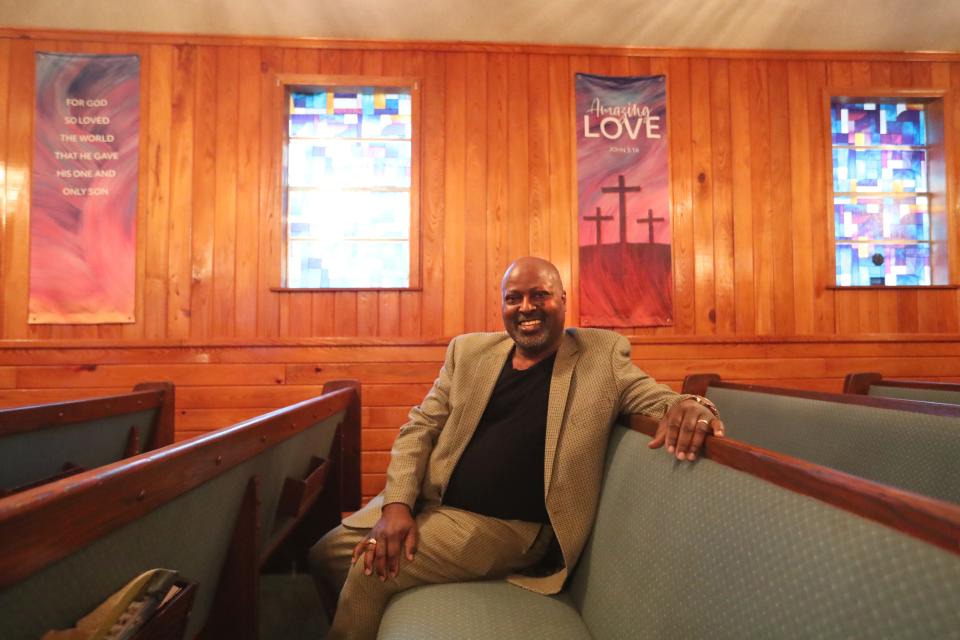 Pastor Richard Williams, Jr. founder and pastor of Rhema Christian Fellowship Church in Pembroke, Georgia.