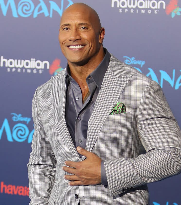 Dwayne Johnson, better known as The Rock, on Nov. 14. (Photo: David Livingston/Getty Images)