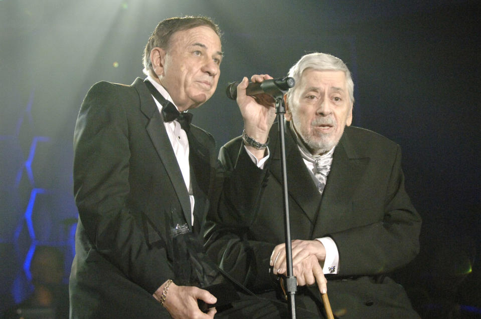 Richard M. Sherman and Robert B. Sherman, aka the Sherman Brothers (Photo by L. Busacca/WireImage for Songwriter's Hall of Fame)