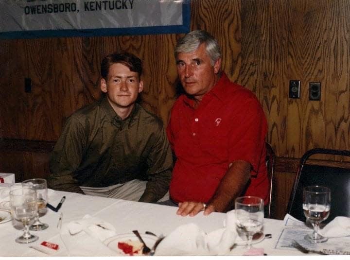 Wes Woodward and Bob Knight.