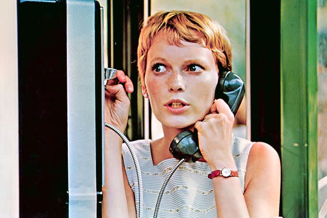 <p>Courtesy Everett Collection</p> Mia Farrow in 'Rosemary's Baby'