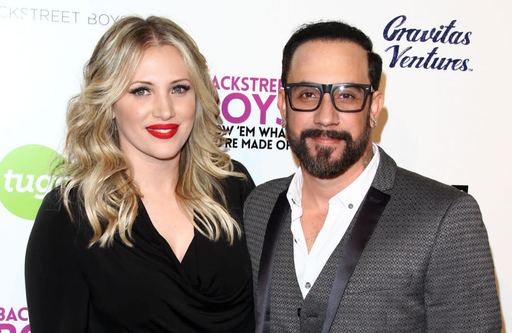 AJ McLean reveals he and his wife Rochelle are spending more time together despite their separation credit:Bang Showbiz