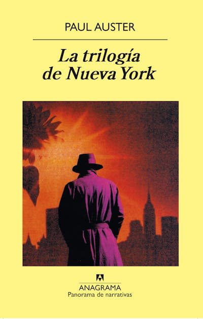 Portada de la edición de Anagrama de _La trilogía de Nueva York_.