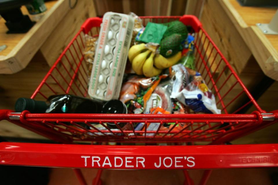 <p>Shoppers can do more than stock up on pantry staples here. Check the website for <a href="http://www.traderjoes.com/digin/category/Events%20and%20Contests" rel="nofollow noopener" target="_blank" data-ylk="slk:contest announcements;elm:context_link;itc:0;sec:content-canvas" class="link ">contest announcements</a> that invite customers to help name new products and nominate their <a href="https://www.redbookmag.com/food-news/a51123/most-popular-items-trader-joes-2016/" rel="nofollow noopener" target="_blank" data-ylk="slk:all-time favorites;elm:context_link;itc:0;sec:content-canvas" class="link ">all-time favorites</a> from the past year, such as the beloved Unexpected Cheddar Cheese. The prize? TJ's gift cards, naturally.</p>