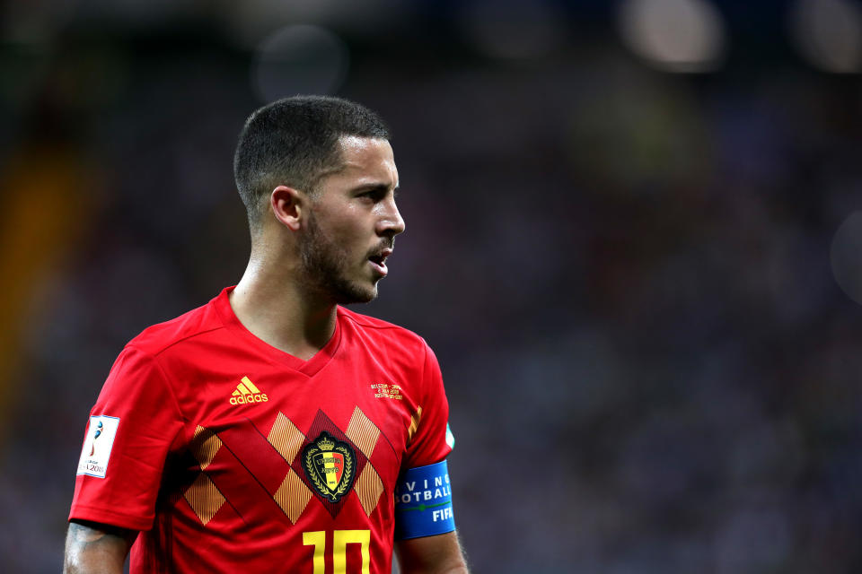 Eden Hazard correctly predicted one half of the World Cup draw