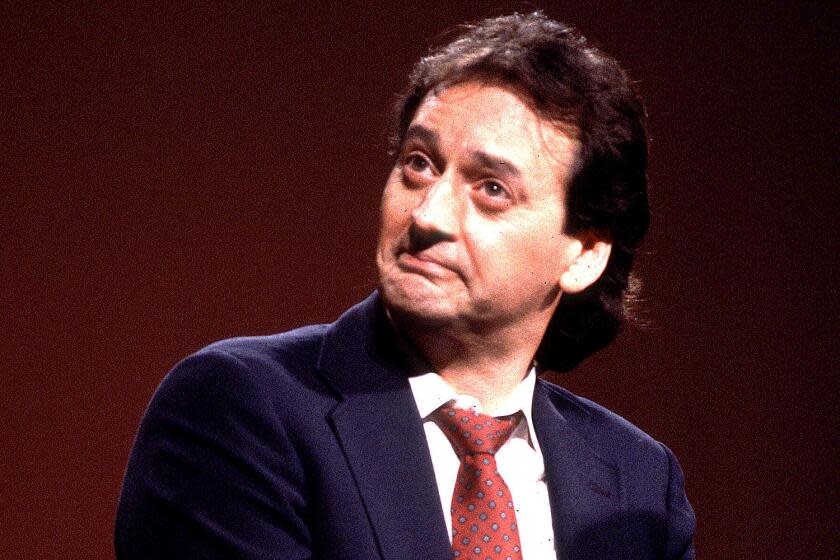 American comedian Joe Flaherty performs onstage