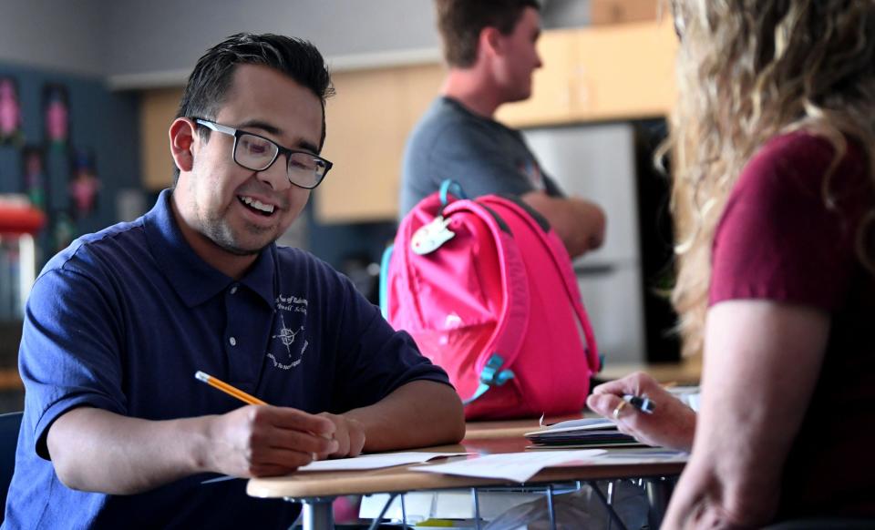 Israel Rosete-Melendez, who has an intellectual disability, says he lost some skills when his schooling shifted online.