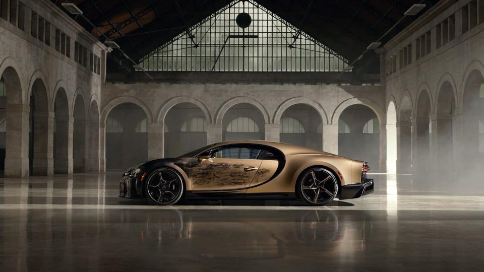 bugatti chiron super sport golden era