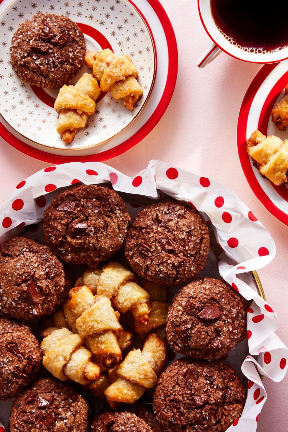 Dark Chocolate-Ginger-Molasses Cookies