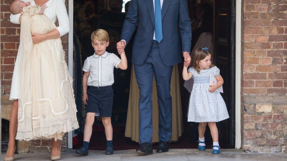 christening of prince louis of cambridge at st james's palace