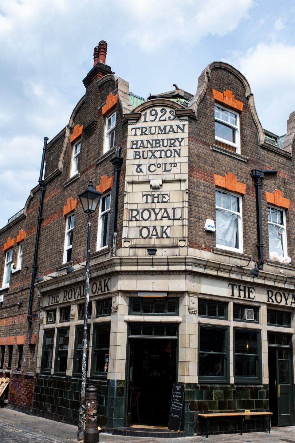 The Royal Oak pub in Columbia Road is a fond favourite (Daniel Hambury/Stella Pictures Ltd)