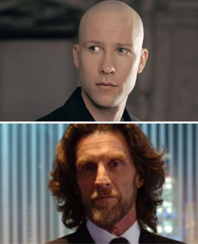 <div><p>"I always thought Lex and Lionel from <i>Smallville</i> looked like they really were related. They had similar features and were both left-handed (left-handedness can run in families)."</p><p>—<a href="https://www.buzzfeed.com/tmarofvulcan" rel="nofollow noopener" target="_blank" data-ylk="slk:tmarofvulcan;elm:context_link;itc:0;sec:content-canvas" class="link ">tmarofvulcan</a></p></div><span> The CW / Everett</span>