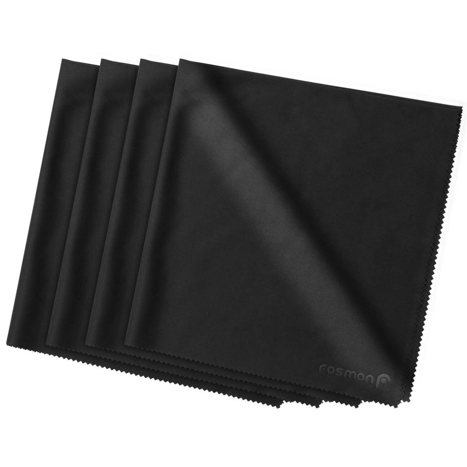 <p><a href="https://go.redirectingat.com?id=74968X1596630&url=https%3A%2F%2Fwww.walmart.com%2Fip%2FMicrofiber-Cleaning-Cloths-4-Pack-Fosmon-16-x-inch-Extra-Large-Dust-Rag-Towels-LCD-Screen-Digital-Video-Camera-Lens-Laptop-HDTV-PC-Monitor-Smartphone%2F546393846&sref=https%3A%2F%2Fwww.thepioneerwoman.com%2Fhome-lifestyle%2Fa43400342%2Fhow-to-clean-tv-screen%2F" rel="nofollow noopener" target="_blank" data-ylk="slk:Shop Now;elm:context_link;itc:0;sec:content-canvas" class="link ">Shop Now</a></p><p>Microfiber Cleaning Cloths</p><p>walmart.com</p><p>$10.99</p>