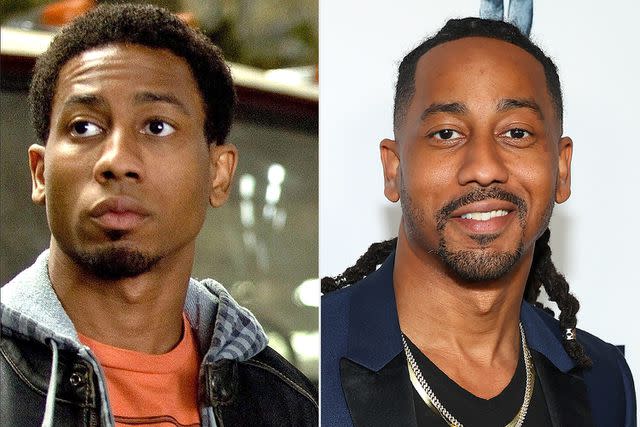 <p>Fox 2000 Pictures/Alamy; Leon Bennett/Getty </p> Brandon T. Jackson in 'Percy Jackson and the Olympians: The Lightning Thief'