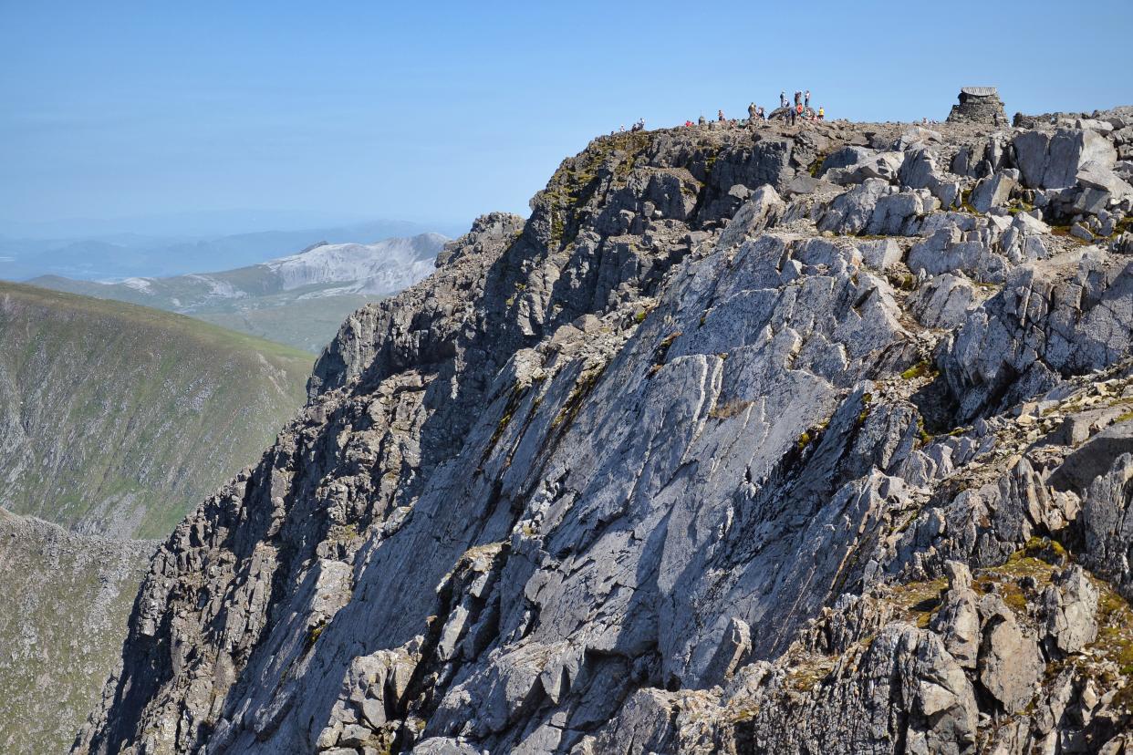 Ben Nevis summit - the highest mountain in the United Kingdom